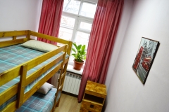 Double room with 1 bunk bed